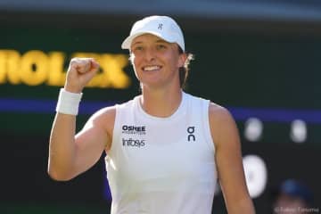 シフィオンテク、「ゾーンに入っていた」世界35位ベンチッチを圧倒しウィンブルドンで初めての決勝進出！グランドスラム6勝目に王手