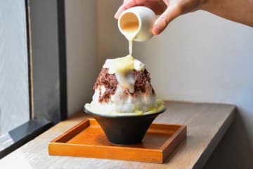 Minimalのかき氷が進化♡桃×チョコが奏でる華やかスイーツ