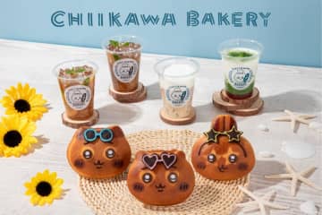 ちいかわ・ハチワレ・うさぎのパンが夏仕様に！《ちいかわベーカリー》に新作パン＆ドリンクが登場するよ。