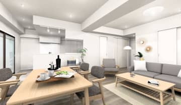 コスモ木場キャナルブリーズ 4階｜「木場」駅徒歩11分。区立小・中学校徒歩10分圏内。WIC×3で収納充実。専用ポーチあり。3面バルコニーのある3方角住戸で陽当たり・眺望良好