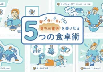 今年の夏は「暑い・長い・高い」の三重苦!?猛暑×物価高を乗り切るための「5つの食卓術」とは？