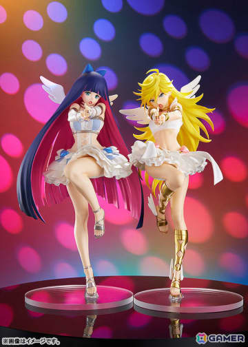 「パンティ＆ストッキングwithガーターベルト」パンティー＆ストッキングの“悔い改めよVer.”がフィギュアに！単体版も登場