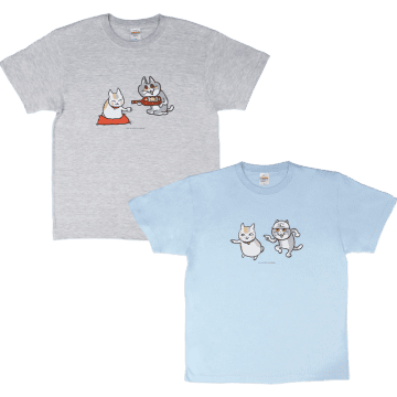 「夏目友人帳」ニャンコ先生＆仕事猫のコラボ、ヨシ！ Tシャツの好みのカラーが選べる“ちょこっとセレクト”が嬉しい♪