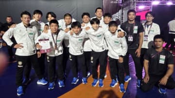 ＜レスリング＞U20アジア選手権（キルギス）出場の男子グレコローマン・チームが帰国