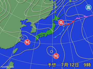 新たな熱帯擾乱の動向に注意