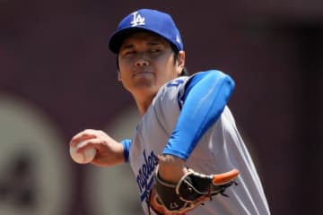 大谷翔平が「エグくなってない？」　浮き上がる“魔球”に打者呆然「弾丸のよう」