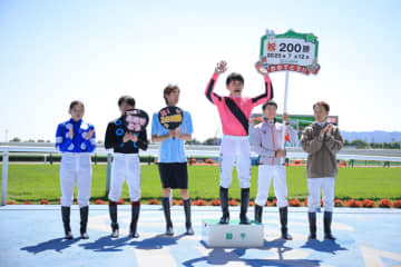 佐々木大輔騎手 JRA通算200勝達成