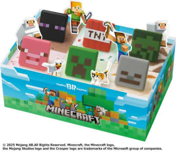 サーティワンにマイクラ初登場！人気キャラが勢ぞろいのアイスケーキ