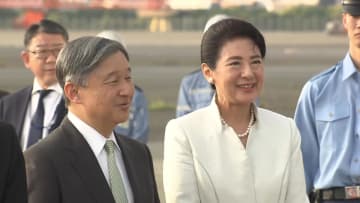 天皇皇后両陛下　モンゴルから帰国　公式訪問終え