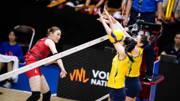 【バレー女子NL】日本はブラジルにストレート負け　予選ラウンド3位で決勝ラウンドへ