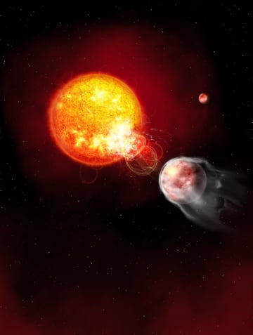 あと1億年で海王星サイズに縮小？ 太陽系外惑星「HIP 67522 b」は主星のフレアを誘発している可能性