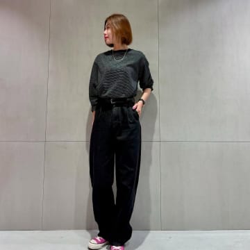 【無印良品】店員さんの「ブラックコーデ」が参考になる！
