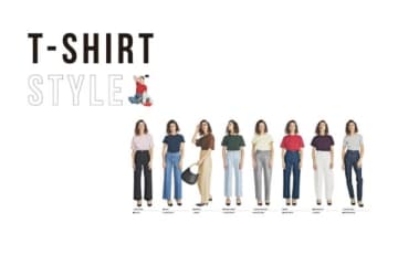 Tシャツとデニムで「色だけ変える」簡単だけど差がつくコーディネートの成功例