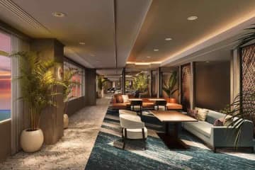 グランドメルキュール沖縄残波岬リゾート、最上階から見渡すオーシャンビューのラウンジ「Executive Lounge」を7月26日オープン