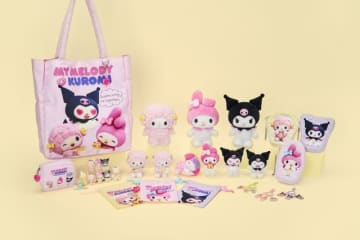 マイメロ＆クロミ、ふわふわキュートなぬいぐるみやトートバッグが登場！Netflixアニメ版とメロウサロミウサのデザインに注目