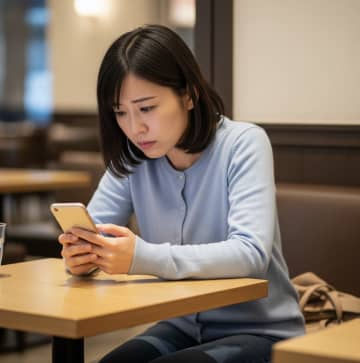アプリで会ったイケメンは、別人の"おじさん"。「弟です」の言い訳に即通報し垢BANさせた【短編小説】