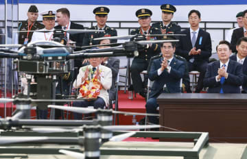 韓国北部のドローン司令部を捜索　戒厳令、緊張誘発の疑い