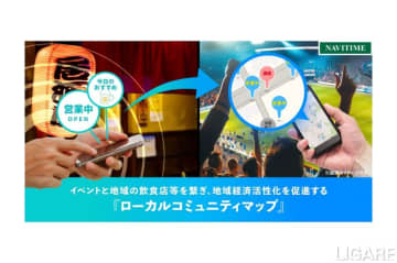 イベントと地域をつなぐ　ナビタイム、ローカルコミュニティマップ提供開始