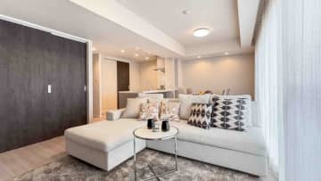 ファミールグラン高井戸デュープレックス 6階｜「高井戸」駅徒歩4分。駅近・スーパー至近。5,000㎡の緑豊かなランドスケープ。コンシェルジュサービスあり。南向きで陽当たり良好な住戸