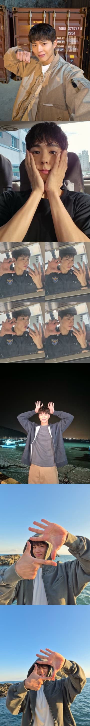 『グッドボーイ』主演パク・ボゴム、“可愛い”オフショットを大放出！「今日もがんばれる」【PHOTO】