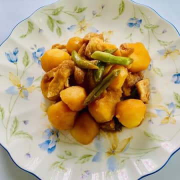 夏の煮物「じゃがいもといんげんの煮物」