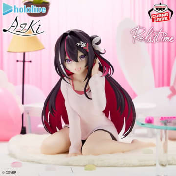 ホロライブ・AZKiが、可愛いく微笑むオフスタイルでフィギュア化！描き下ろしイラストの大型クッションと共にプライズ展開