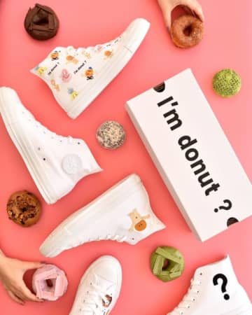 「コンバース」×「I＇m donut？」がコラボ！　カスタマイズサービスに3種デザイン登場