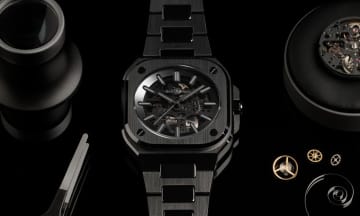 ブラックを極めた500本限定ウオッチ「BR-05 スケルトン ファントム セラミック」をベル＆ロスが発表