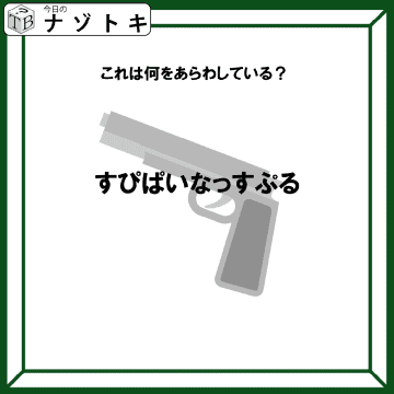 クイズです！「すぴぱいなっすぷる、ってなに？」背景のイラストから考えを巡らせて【難易度LV３.・中辛】