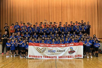 憧れの選手と過ごした特別な2時間 アランマーレ山形が届けた“学びと笑顔”