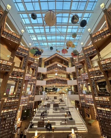 本が嫌いな人でも、絶対好きになる。韓国の“未来の図書館”、空間そのものがアートすぎて「ここ住みたい」と話題沸騰