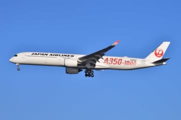 初号機も7月末に終了 JAL “A350-1000導入記念 特別塗装” 消滅