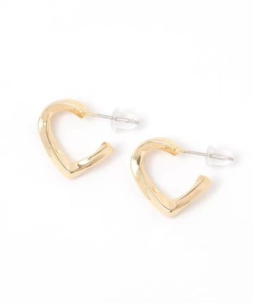 「700円」以下！【niko and ...】可愛くなりすぎない「ハートピアス」