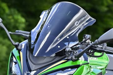 防風性能を追求！　Ninja 1100SX用のSTRIKER エアロスクリーン発売