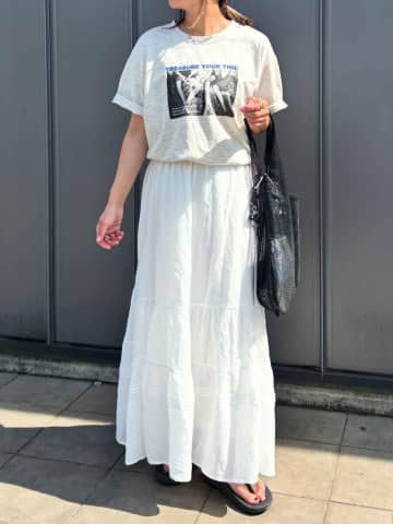 【しまむら】着るだけでこなれる♡「フォトTシャツ」