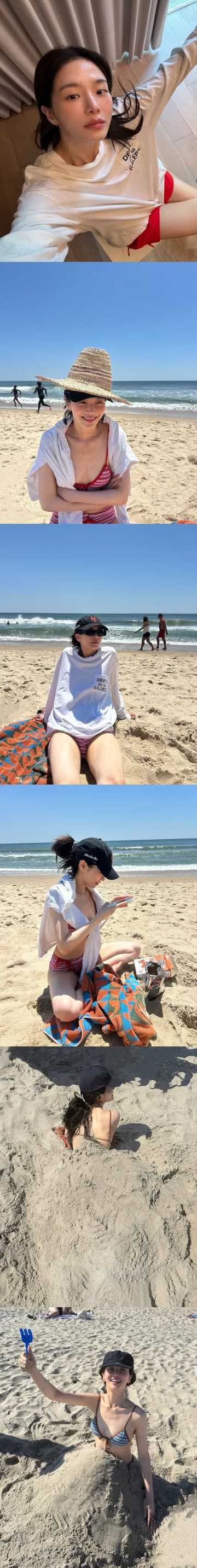 『イカゲーム』女優パク・ギュヨンが夏を満喫！華奢なスタイルに目が釘付け【PHOTO】