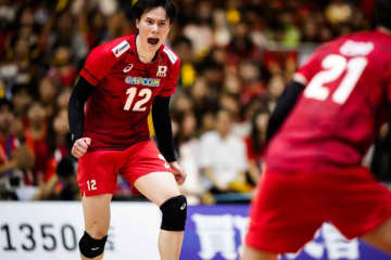 この試合でキャプテンを務めた髙橋藍 「勝ちを届けられなかった悔しさはあるがこの負けを次に繋げていく」