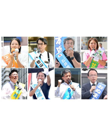 《2025参院選》茨城選挙区　8候補、猛暑の街頭で声枯らす　「指定席」の行方に注目