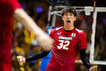キレのあるクイックを見せた佐藤駿一郎「チームにプラスになるようなプレーが出来るように」