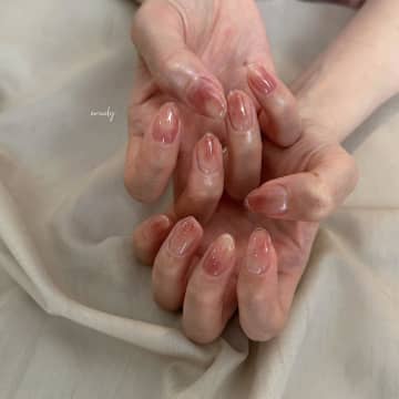 か、かんわいい♡ ＜40・50代＞にも推せる！まるで果実な【ジューシーネイル】♡