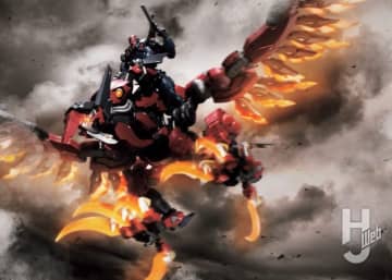 翼開長約63.4cm！『ヘキサギア』シリーズ最大サイズ「ゼニス・リヴェール」が降臨！作例はカラーチェンジ&改造を行い、鹵獲機のイメージで製作