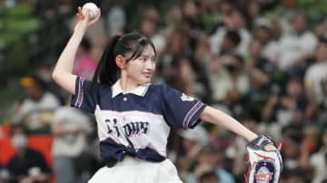 「超ときめき♡宣伝部」菅田愛貴さんが西武戦の始球式登板「ほぼ100点です！」
