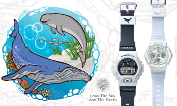 G-SHOCKの人気コラボモデル“イルクジ”の最新作はザトウクジラとスナメリがデザインモチーフ