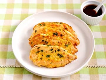 【鶏ささみのピカタ】便利な野菜だし使用！