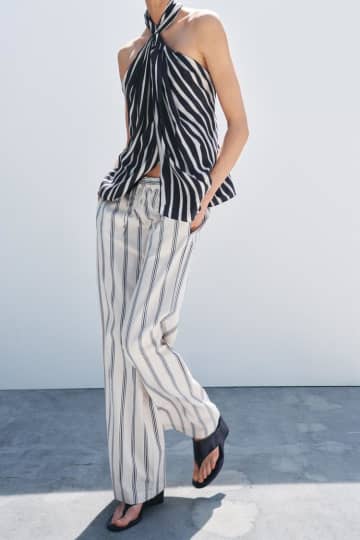 【ZARA】最大65％OFF！？ 夏に活躍しそうな「お買い得ストライプパンツ」