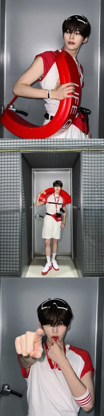 ZEROBASEONEソン・ハンビン、これぞ「良い男の定石」！ライフガードに変身した姿が話題 【PHOTO】