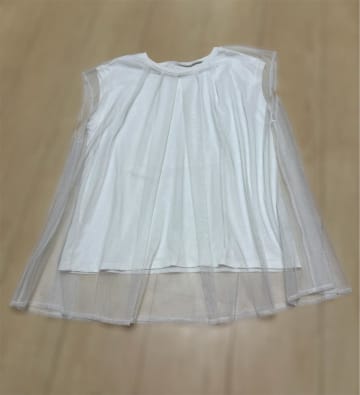 夏にぴったり！【ROPÉ PICNIC】どんなボトムとも相性抜群♡「チュールトップス」