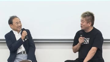 フジテレビ清水社長と堀江貴文氏が大学の特別授業で対談「コンテンツは無限大」AIの重要性で意見交換