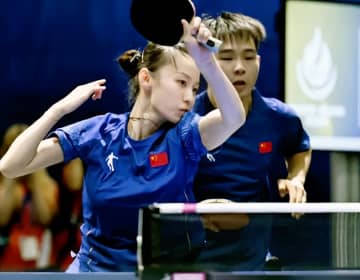 ＜卓球＞日本ペアが大逆転で中国ペア下し優勝！ 準決勝でも中国ペア撃破で勝ち上がる