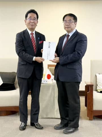 台風被害の台南に見舞金30万円　山口県議会「少しでも気持ちを」